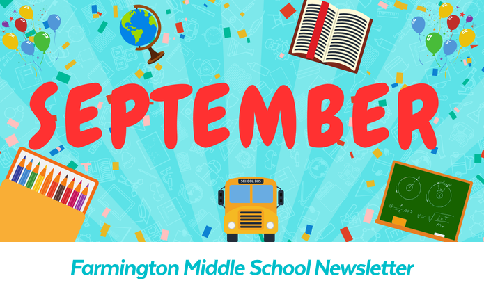 September Middle School Newsletter Cover
