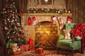 Christmas fireplace