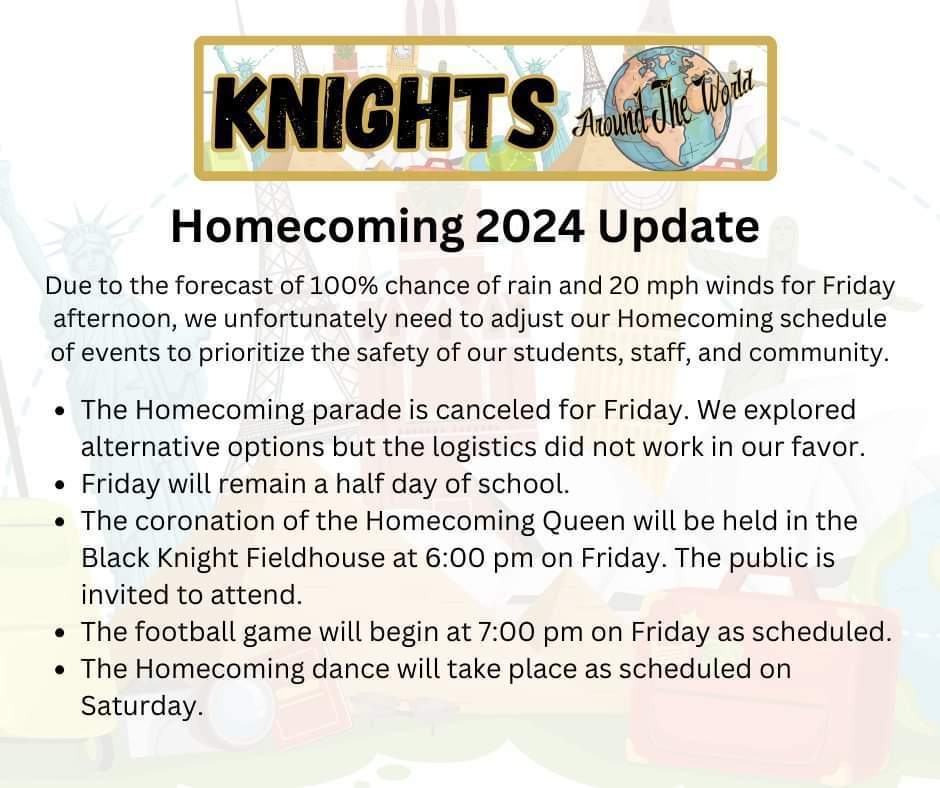 canceled parade for Friday