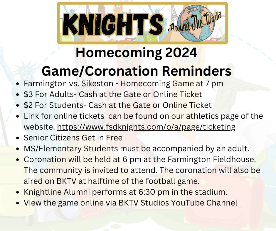 HoCo 24 Game Coronation Reminders