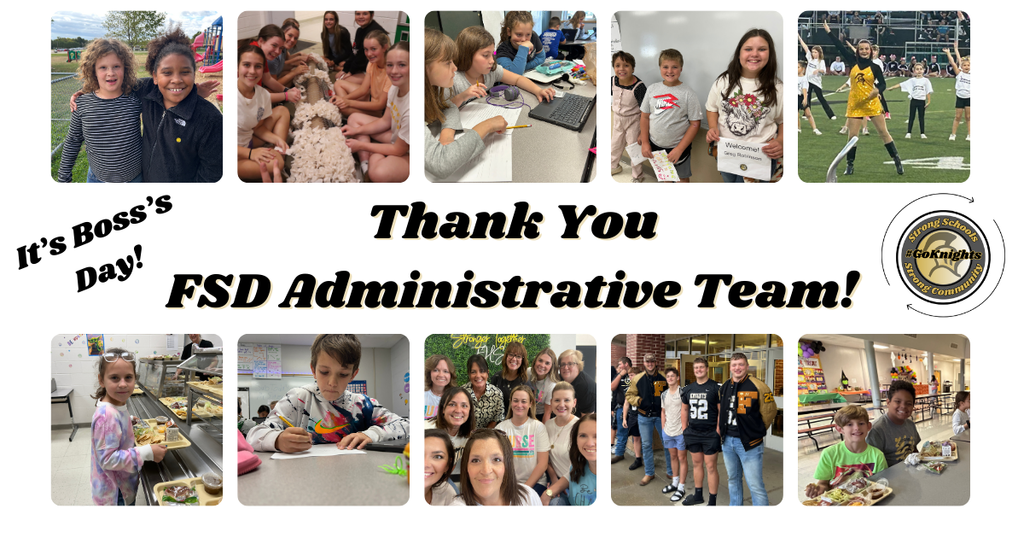 Thank You FSD Administrative Team