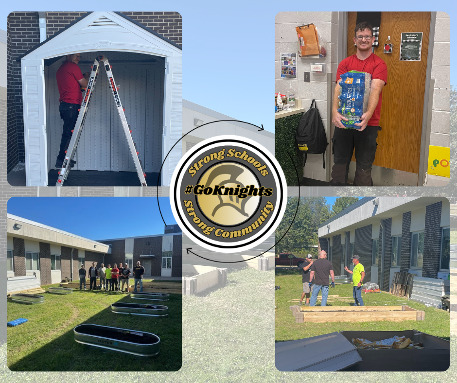 Roosevelt Elementary garden work