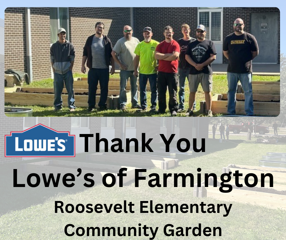 Thank you Lowes of Farmington