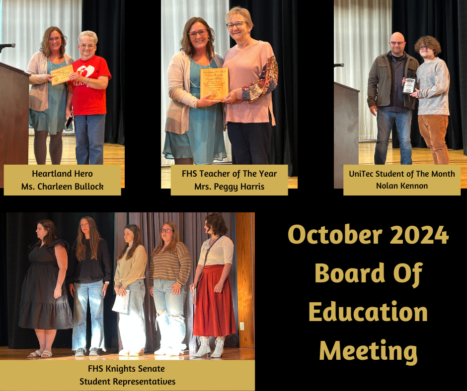 October BOE Meeting Celebrations