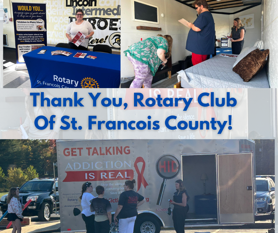 Thank you Rotary Club of St. Francois County
