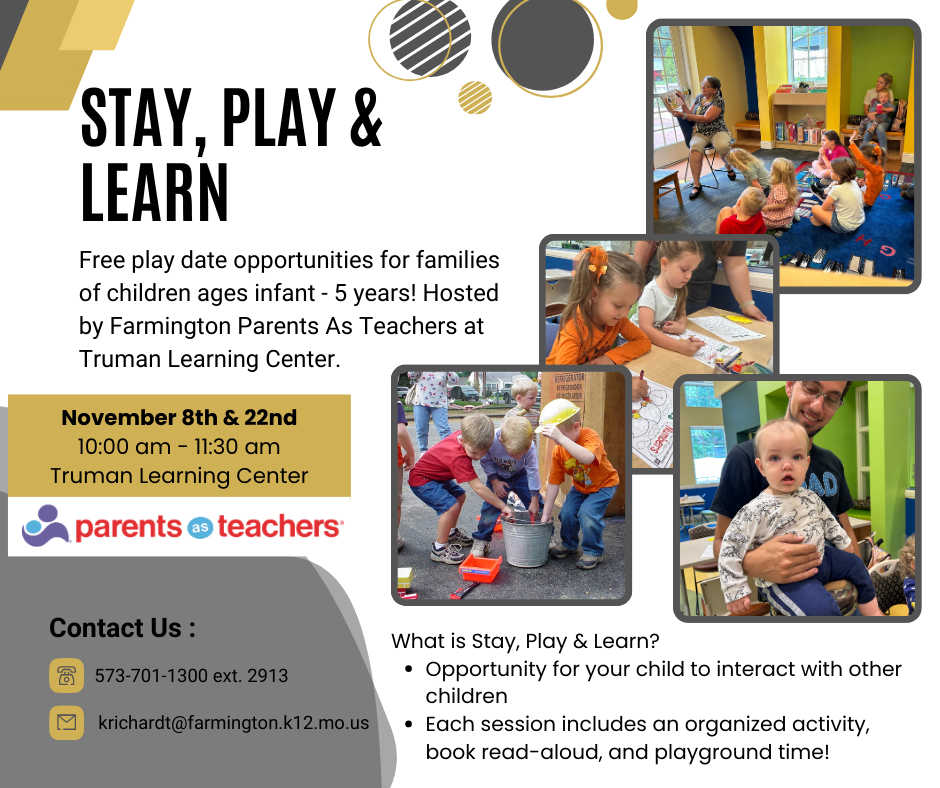 Stay, Play and Learn