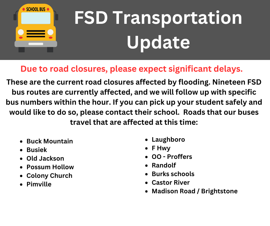 FSD Transportation Update