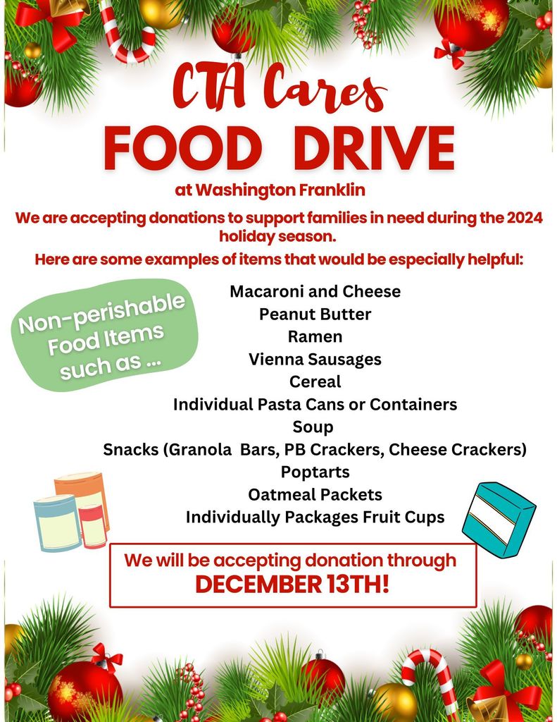 CTA Cares Food Drive