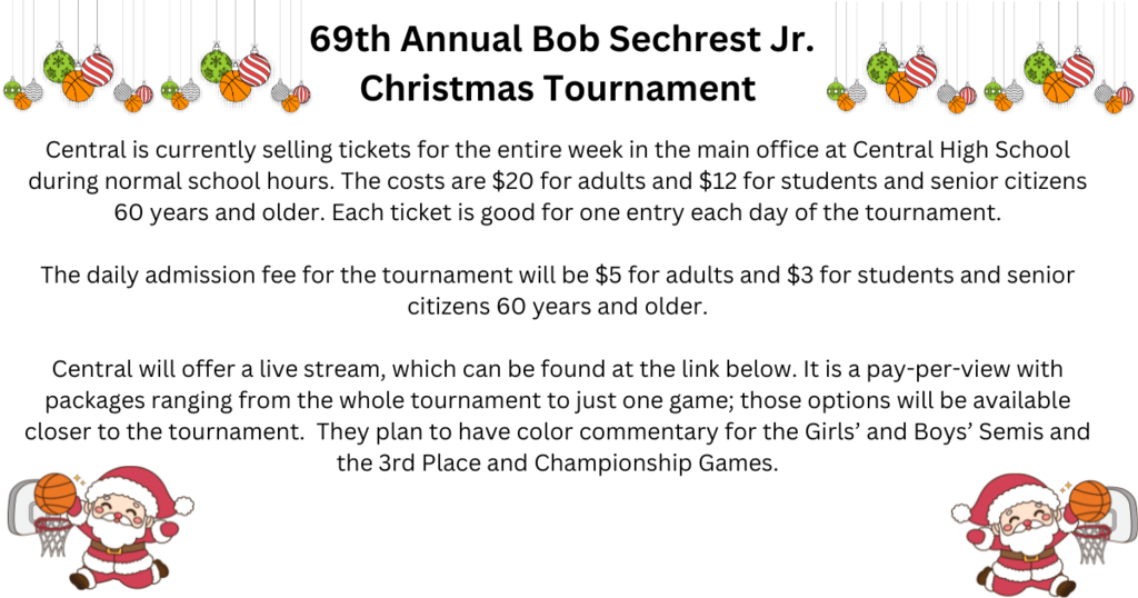 69th Annual Bob Sechrest Jr. Christmas Tournament