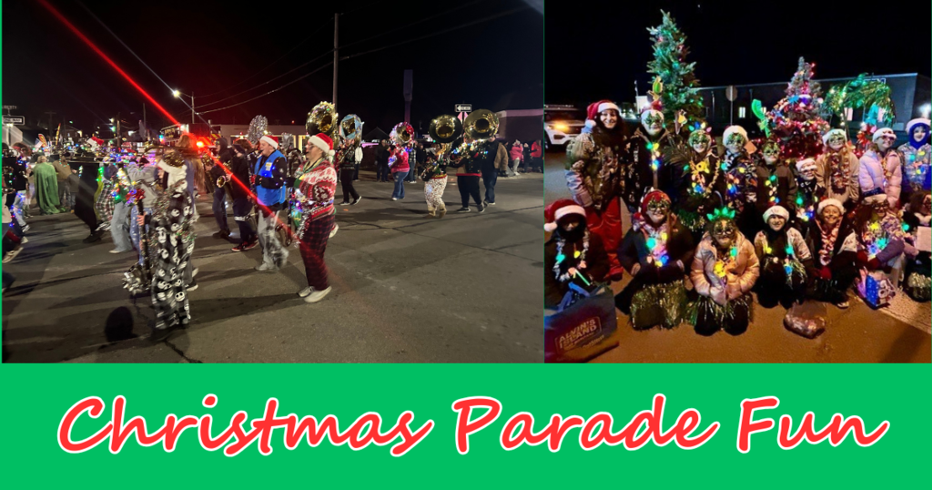Students in 2024 Christmas Parade