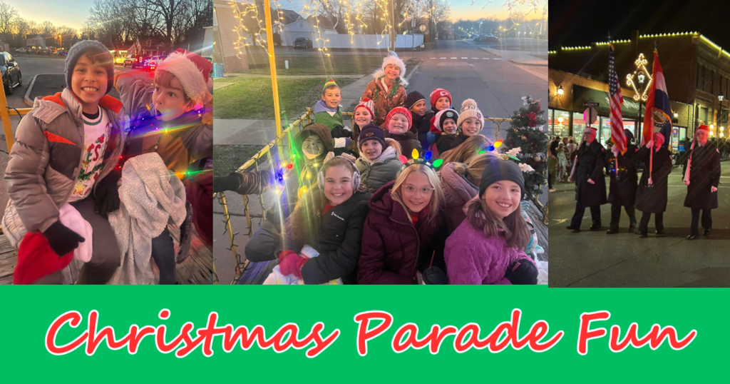 Students in 2024 Christmas Parade