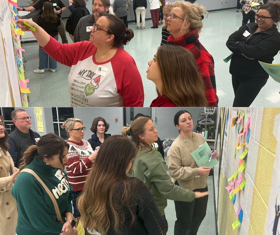 members working on defining competencies