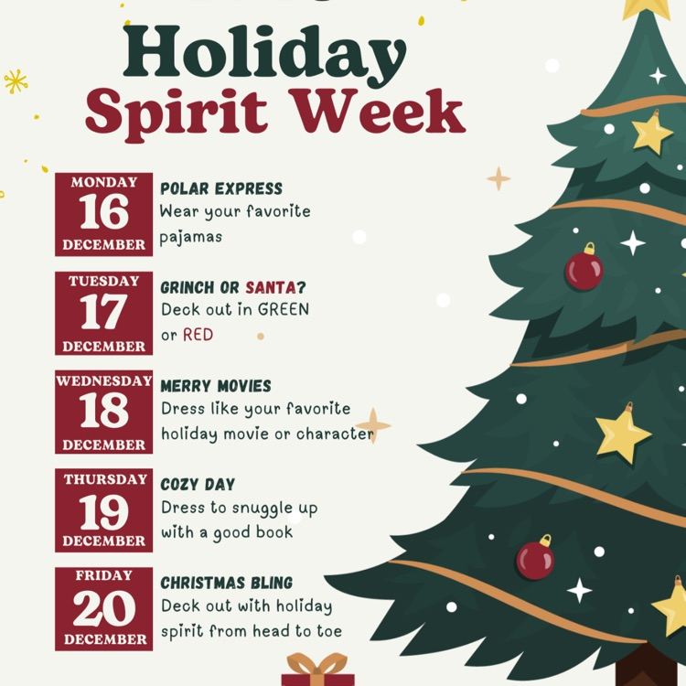 Holiday Spirit week MS