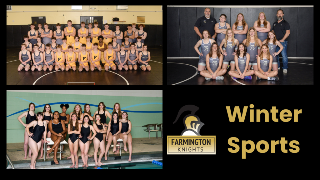 boys and girls wrestling and girls swim