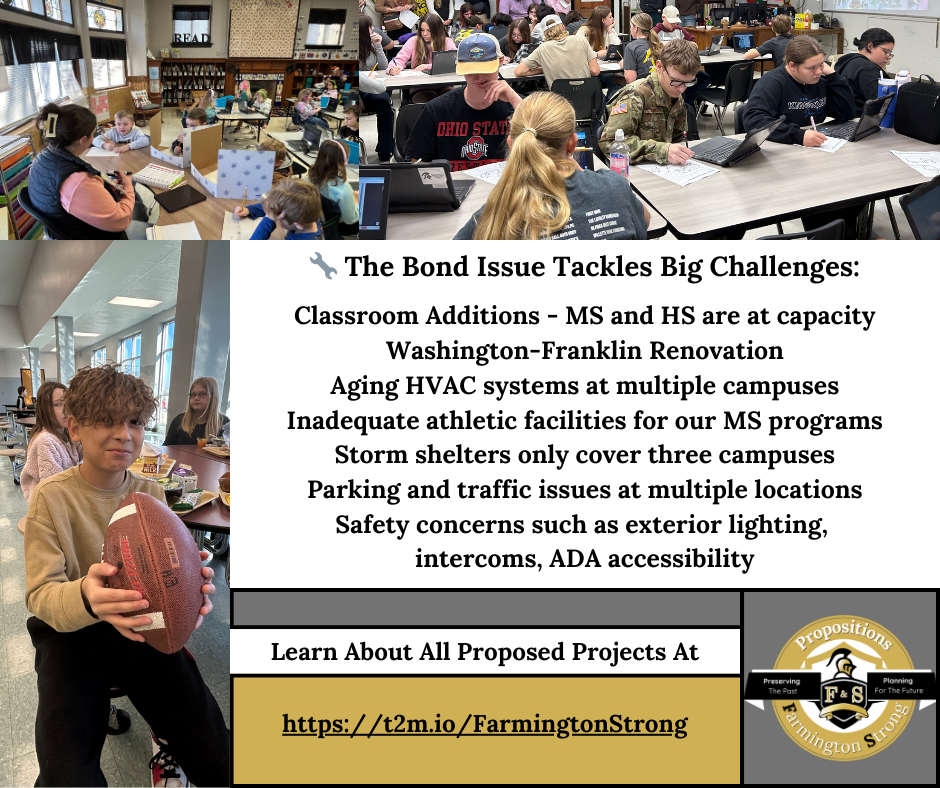 The Bond Issue Tackles Big Challenges