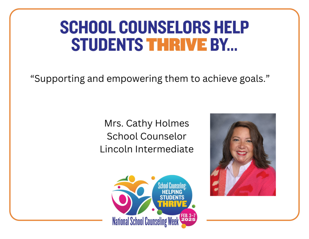 School counselors help students thrive by