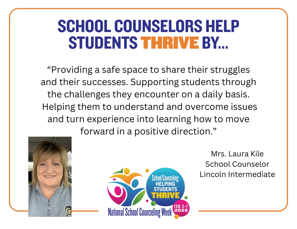 School counselors help students thrive by