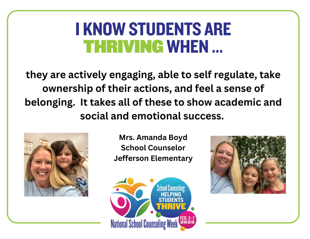 I know students are thriving when