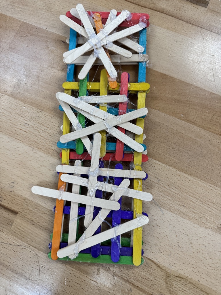 close up of a weight bearing bridge