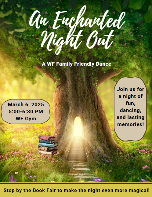 Enchanted night out dance invitation