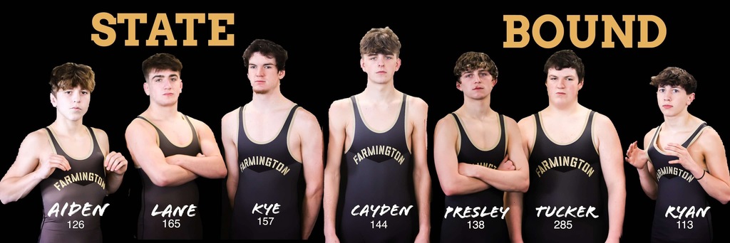 Congrats to our 2025 State Wrestling Qualifiers!