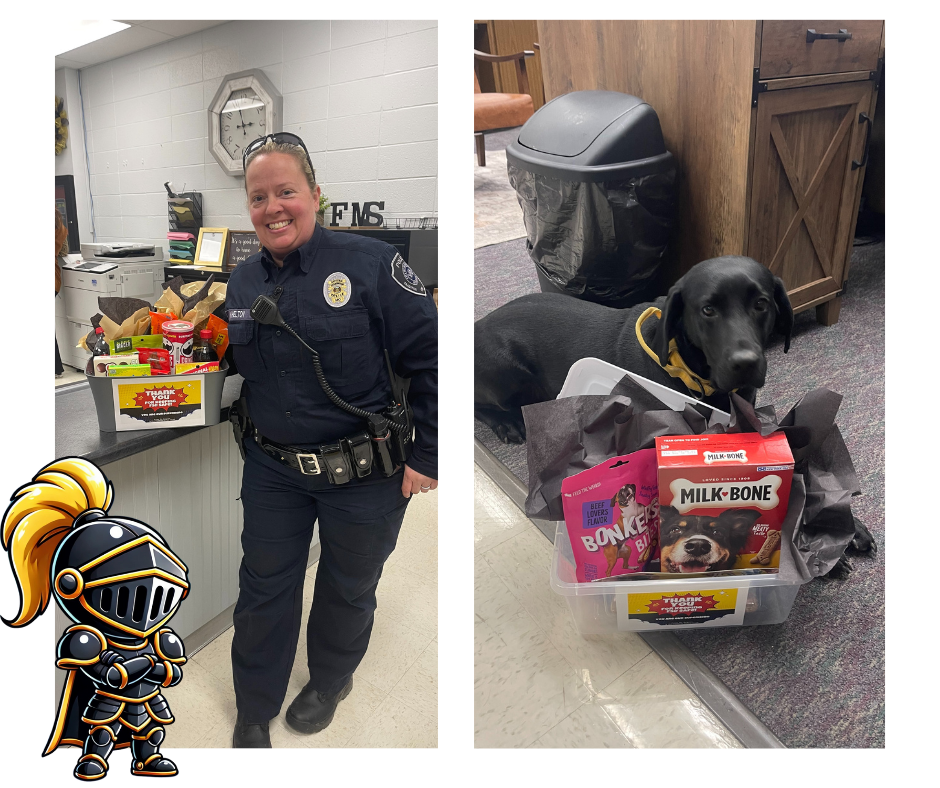 Officer Helton and Frida