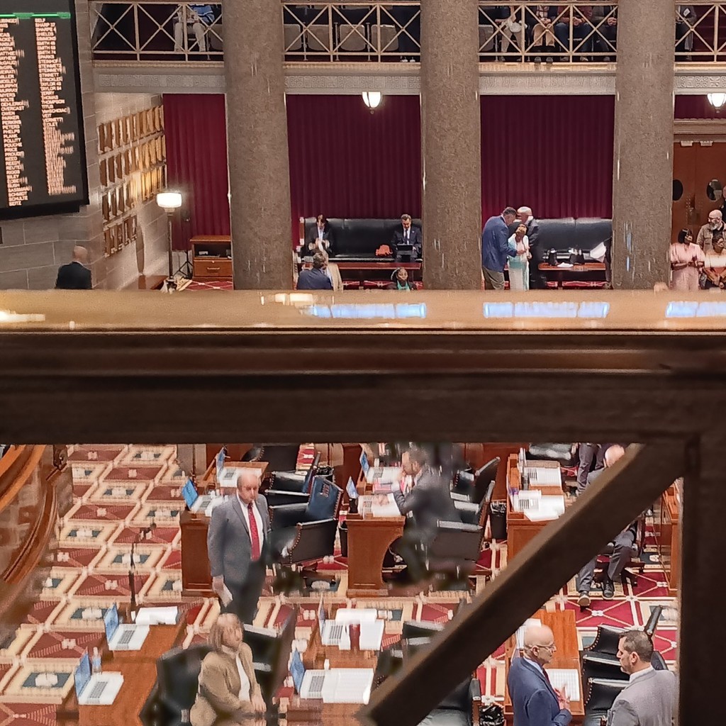 We were just introduced on the SENATE FLOOR