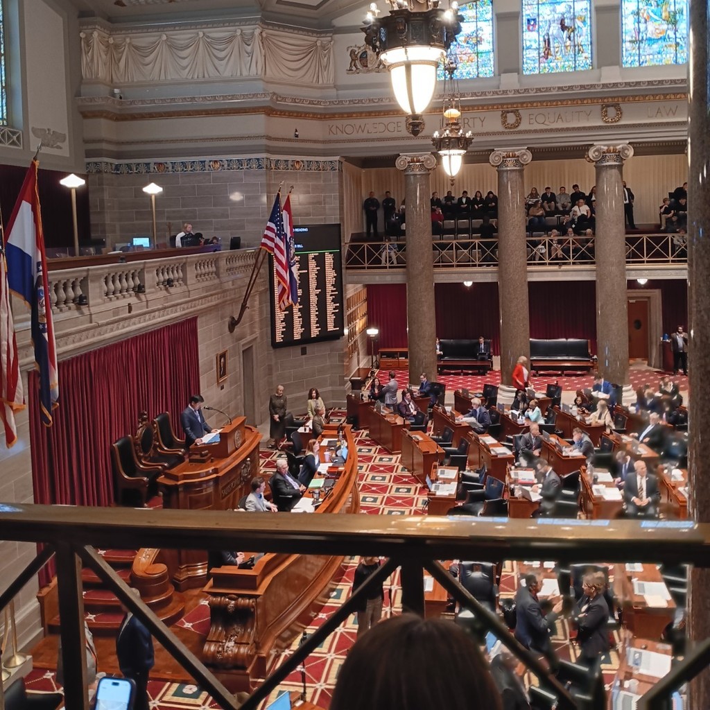 We were just introduced on the SENATE FLOOR