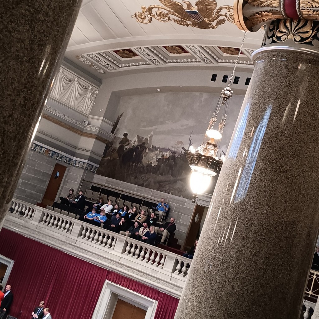 We were just introduced on the SENATE FLOOR