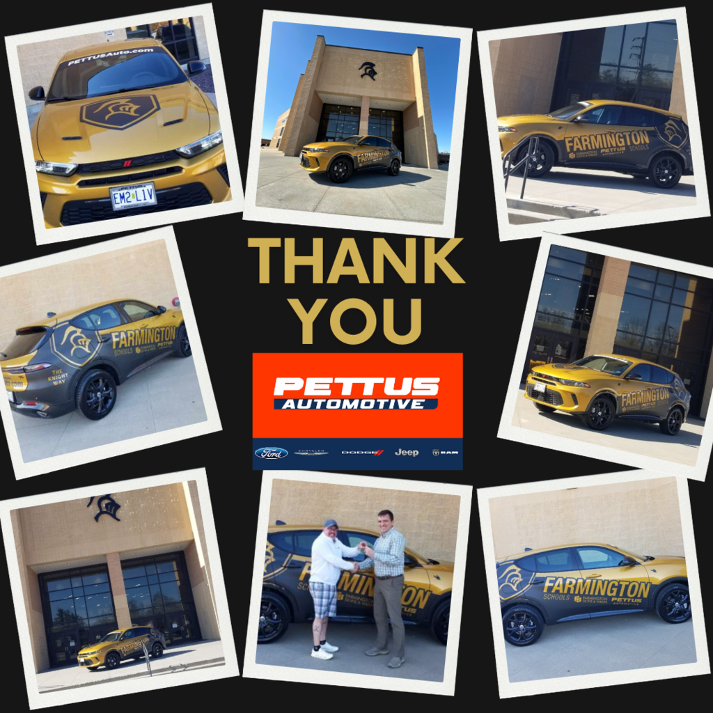 car in front of the Black Knight Fieldhouse