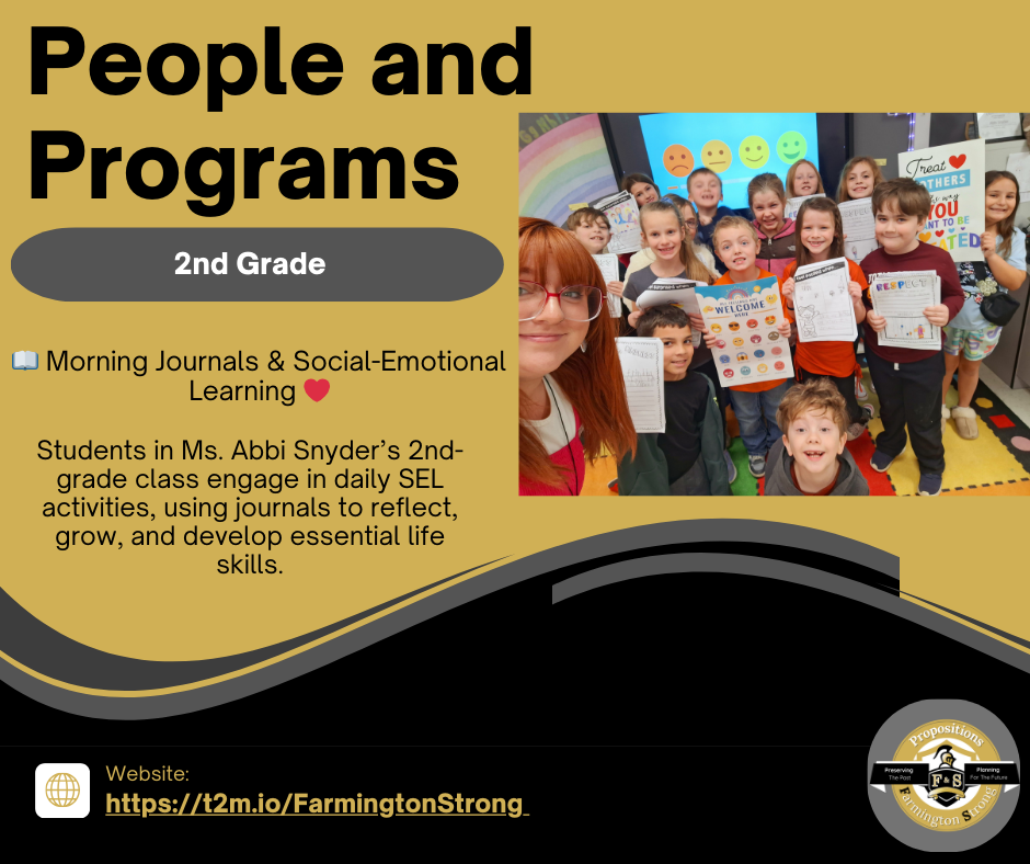 People and Programs Ms. Snyder's class