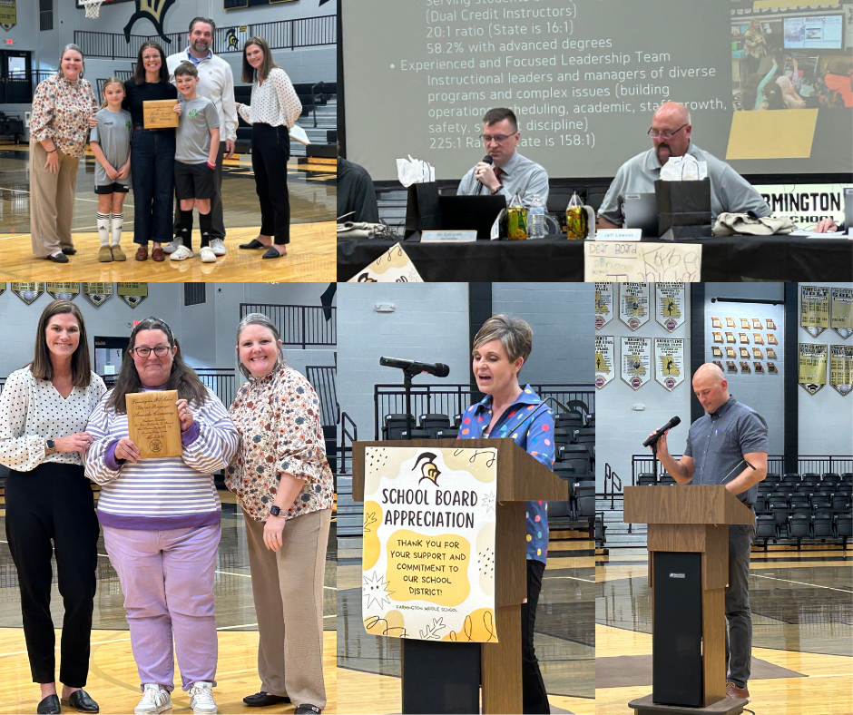 People recognized at the meeting