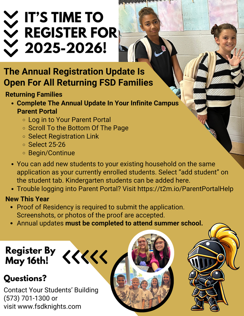 It's Time To Register For 2025-2026