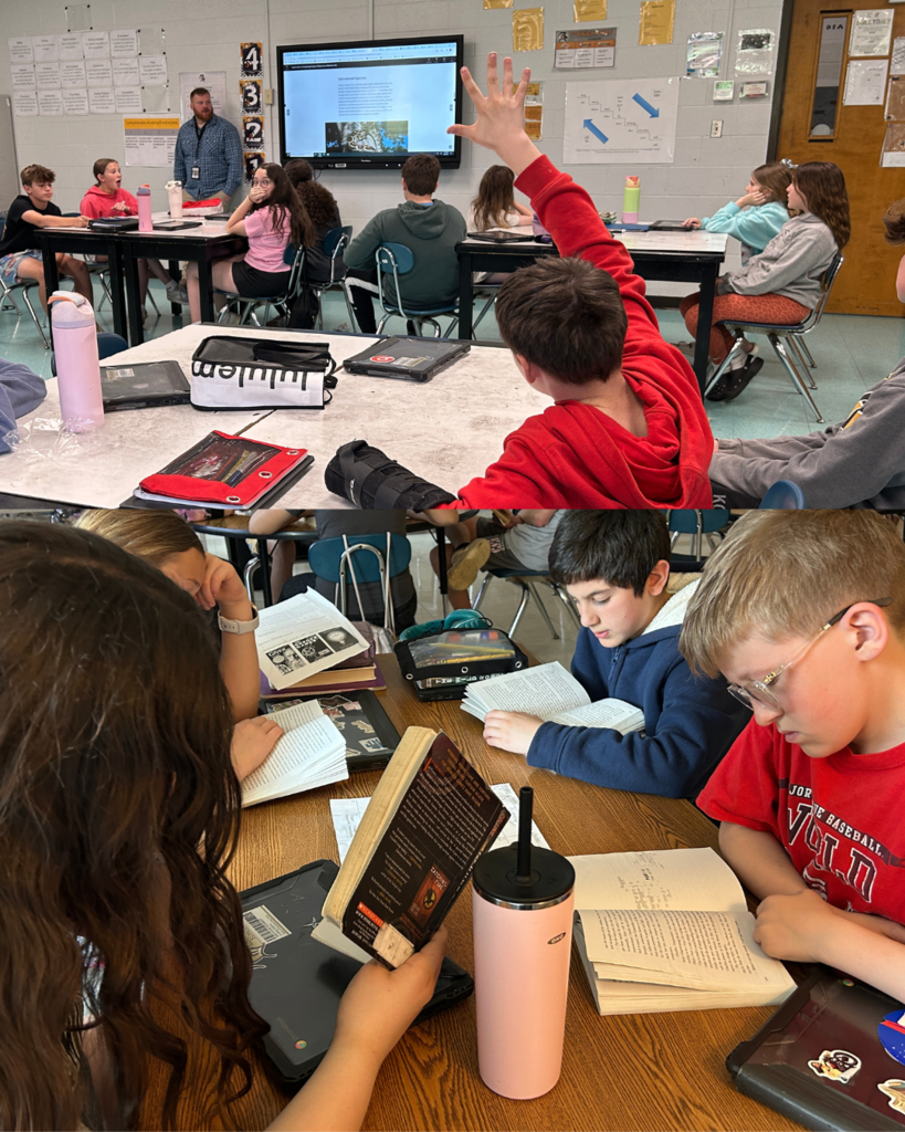 students and teacher in classes