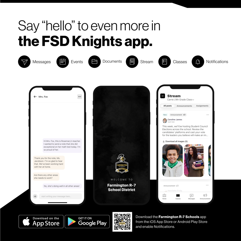 Say hello to even more in the FSD Knights app.
