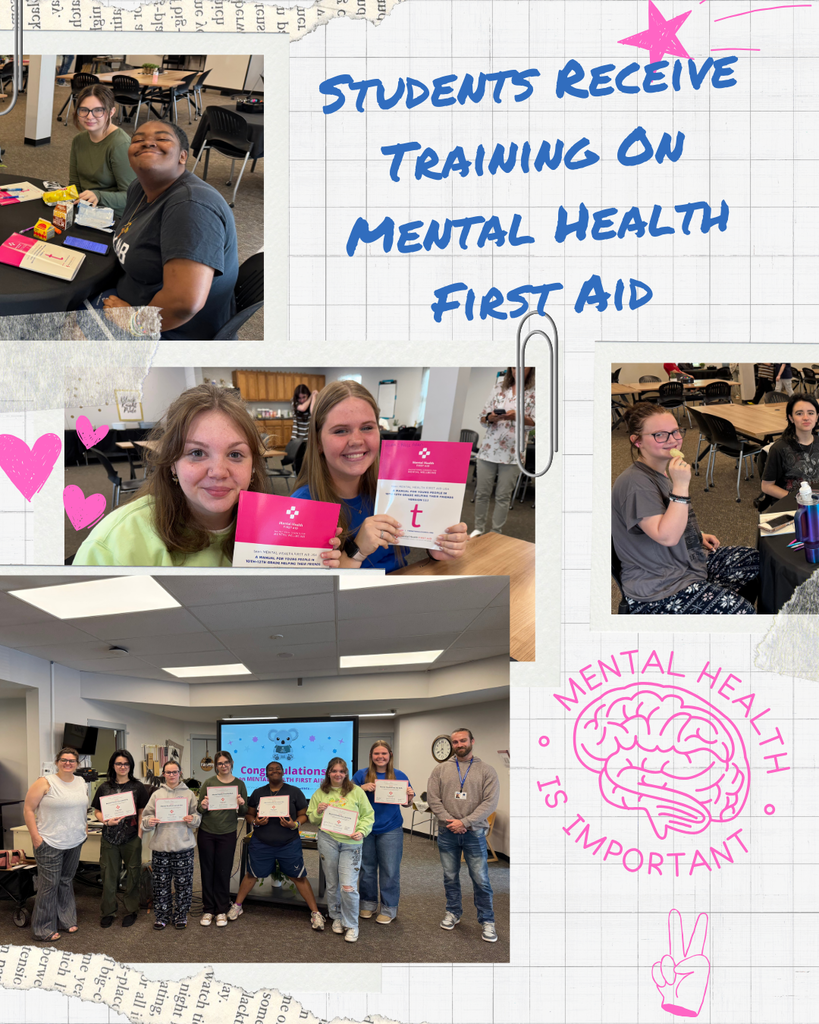 students receiving mental health first aid training