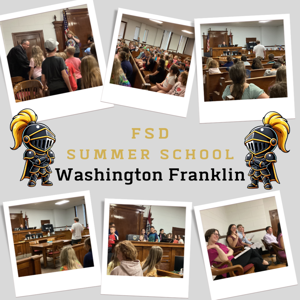 students in the courtroom