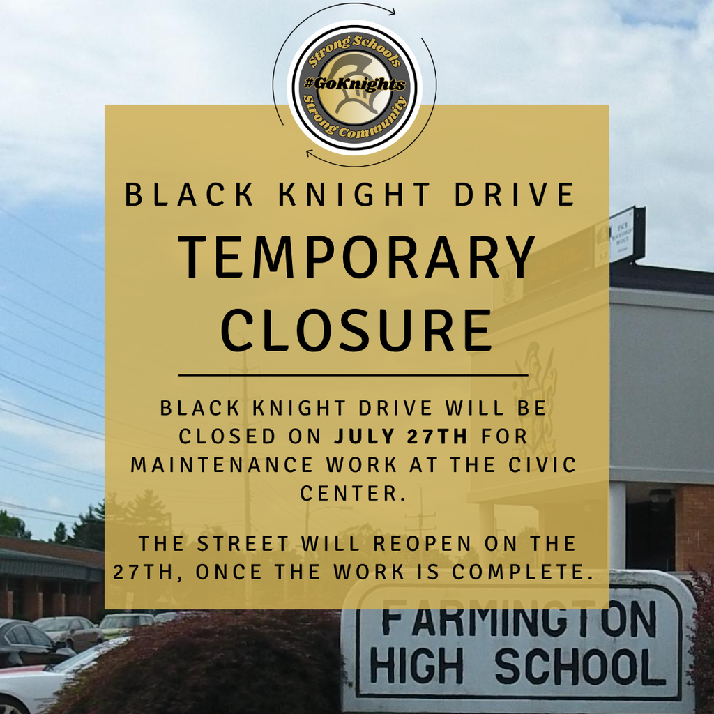 black Knight drive closure