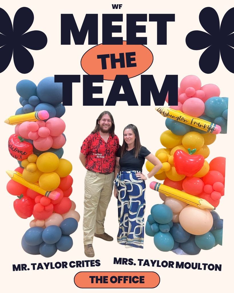 Office staff- Mr. TAylor Crites and Mrs. Taylor Moulton