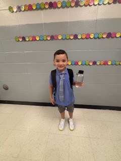 student on first day