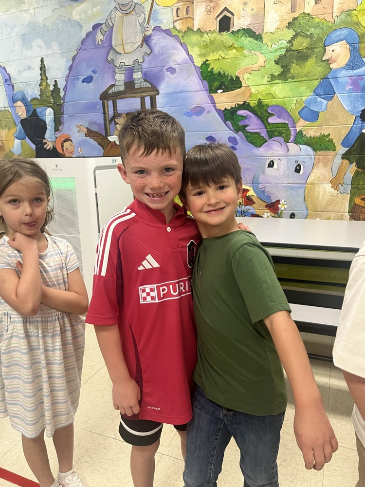 students during the first day of school