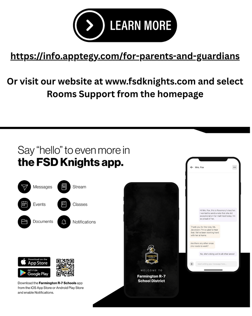 say hello to even more in the FSD Knights app