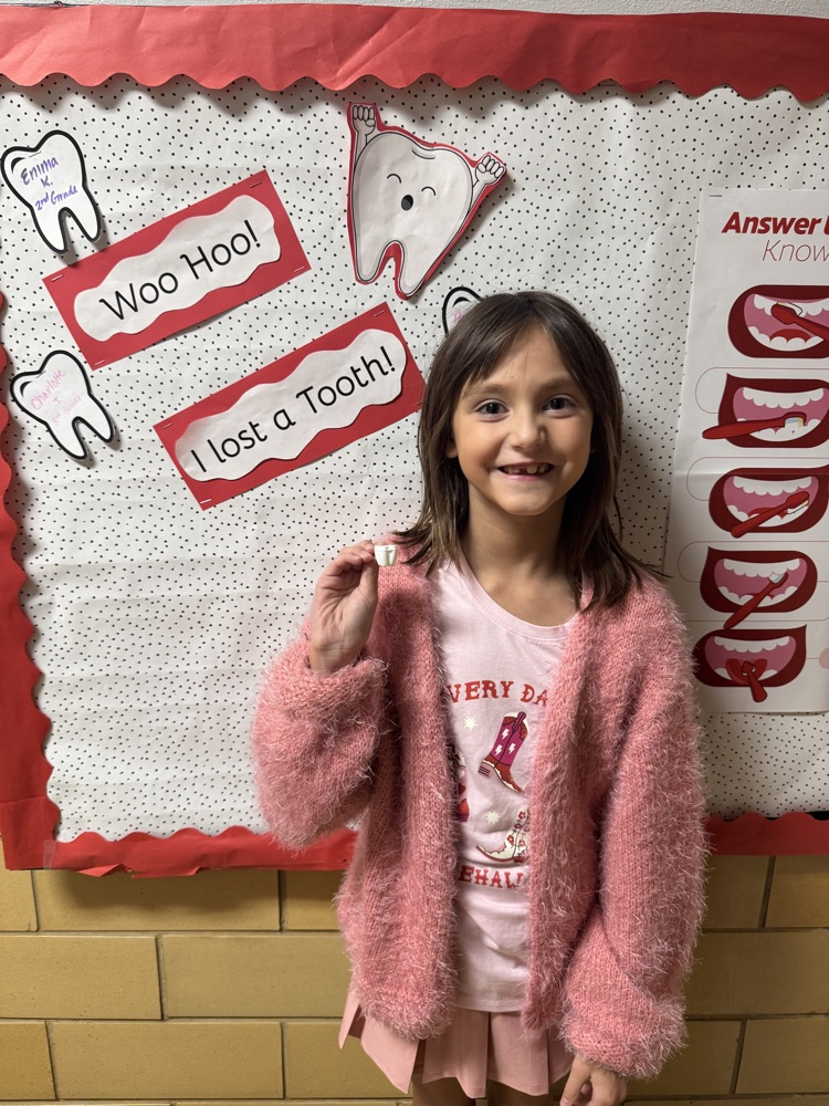 student who lost a tooth