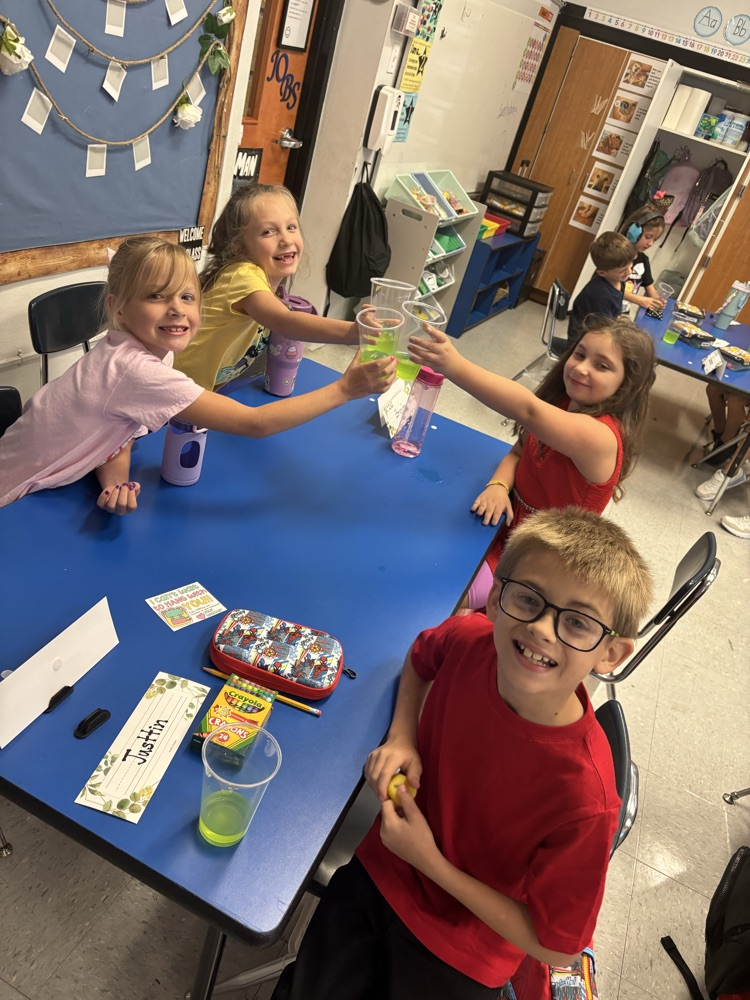 students drinking jitter juice