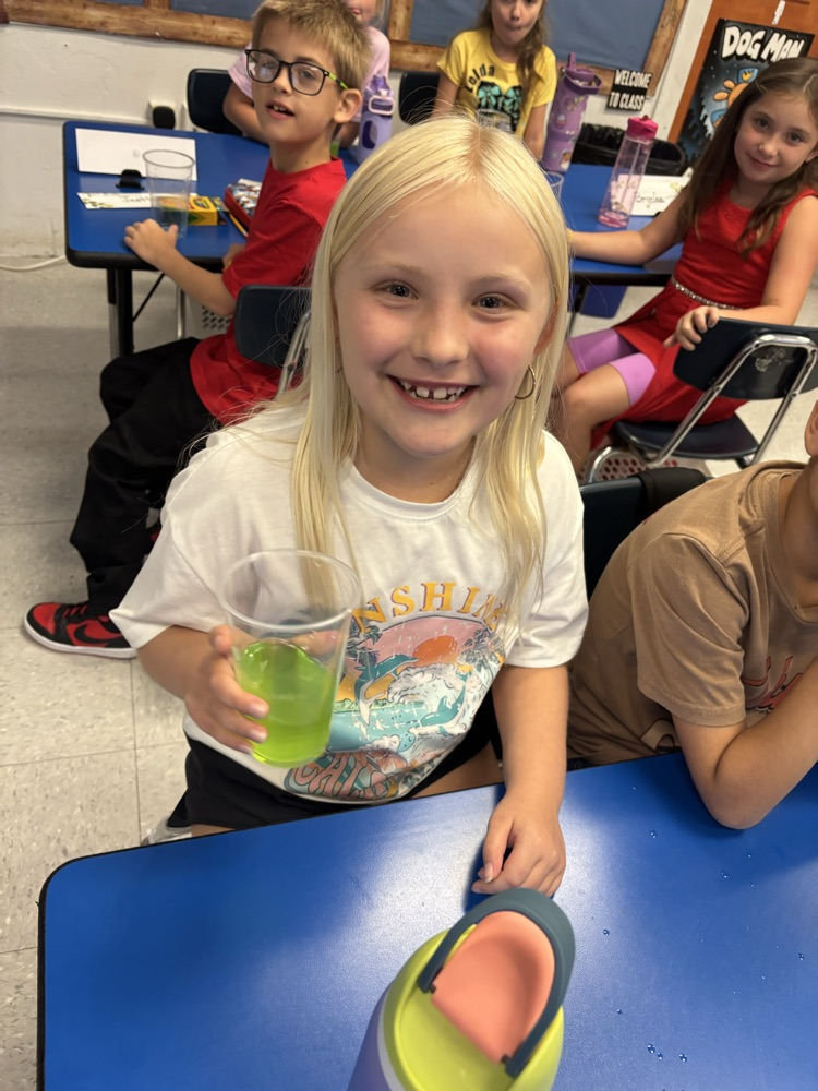 students drinking jitter juice