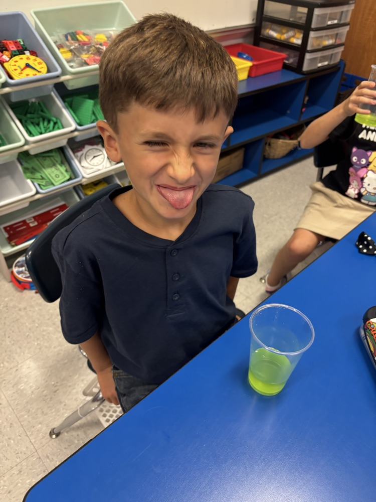 students drinking jitter juice