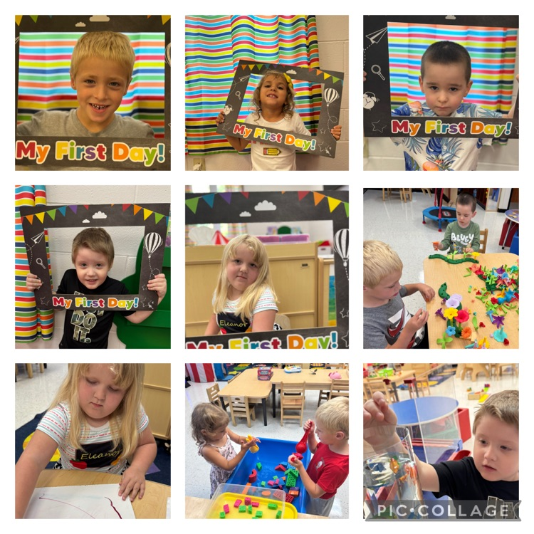 Mrs. Chrisco’s preschoolers are having fun exploring their classroom and making new friends!