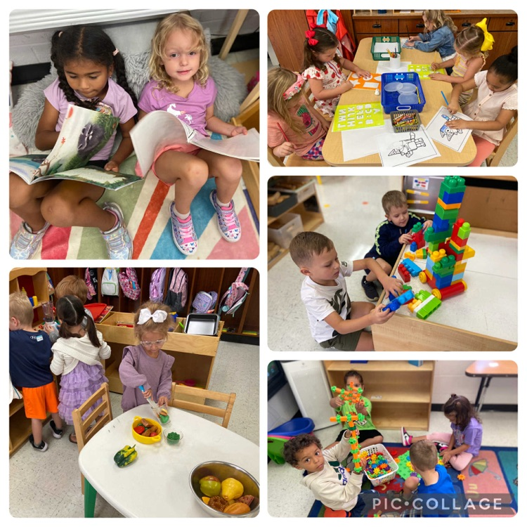 Practicing new stations with new friends and music and movement- scarf dance