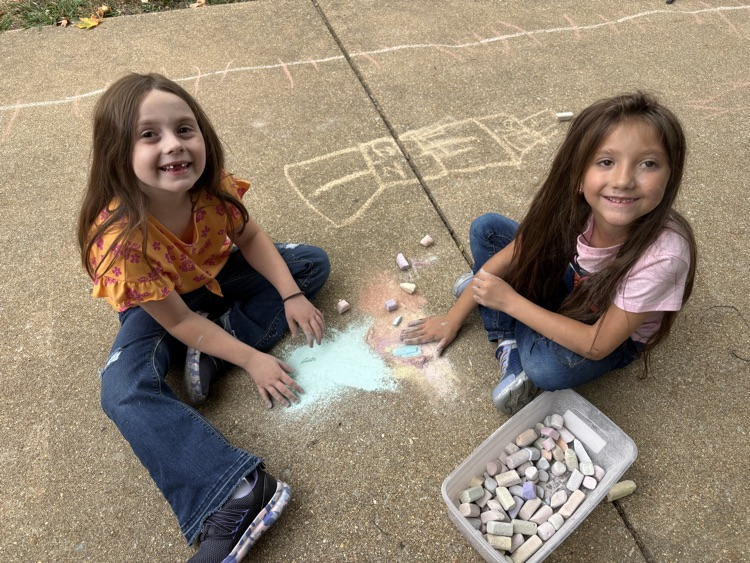 students playing outside 