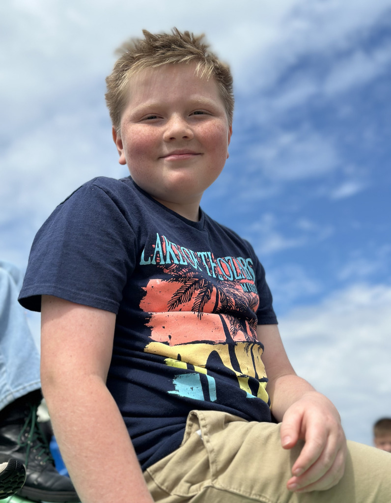 student playing at recess